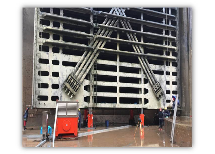 三峽南北二線提升器，提升高度175m ～185m